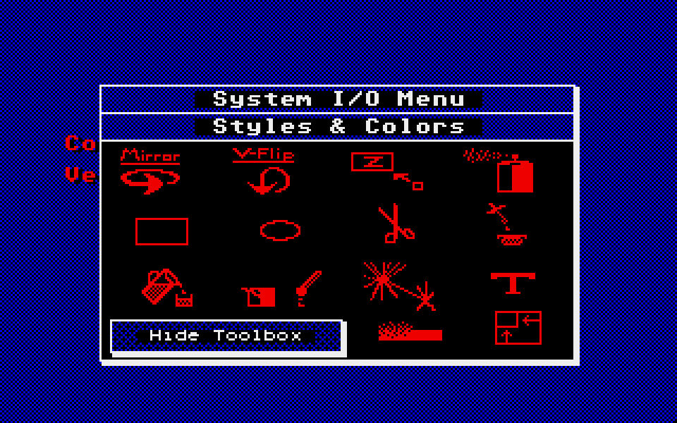 ColorBurst atari screenshot